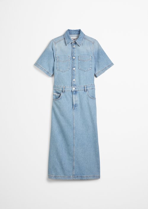 Regular denim dress — Light Blue