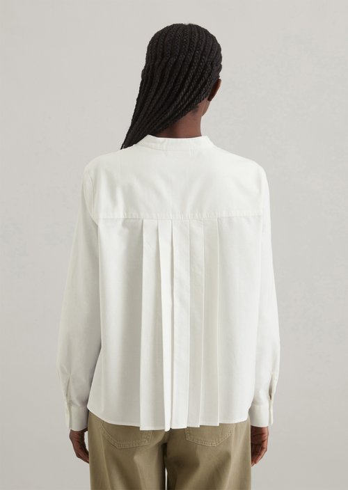Relaxed blouse — Silky White