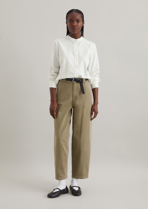 Relaxed blouse — Silky White