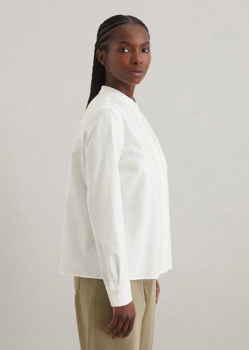 Relaxed blouse — Silky White