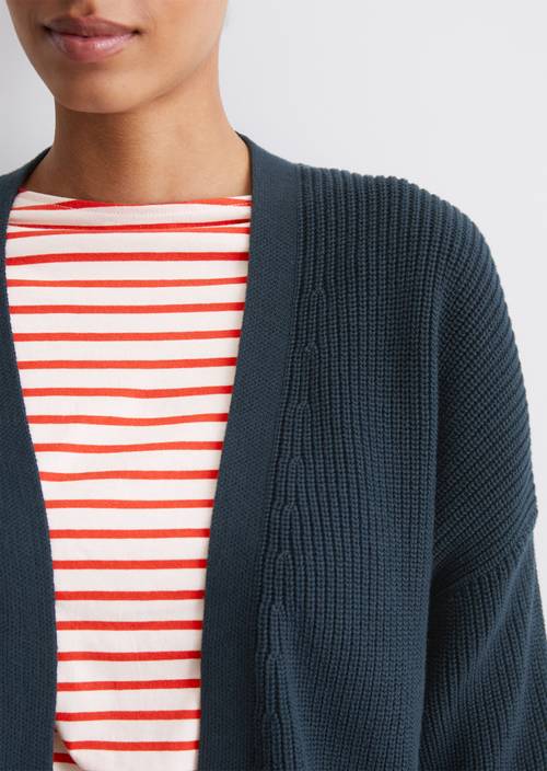 Rebeca abierta Navy Teal en vista detallada