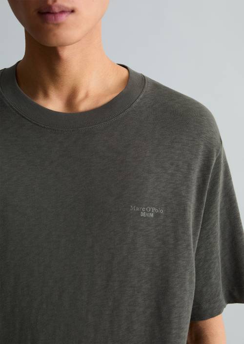 T-shirt regular Pewter Grey in detail view