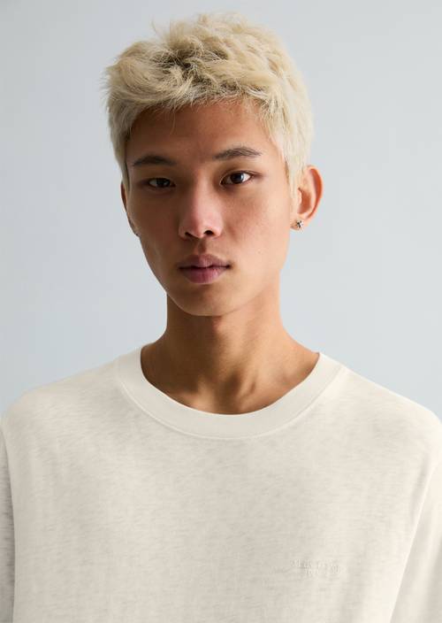 T-shirt regular made from soft slub jersey fabric white Short