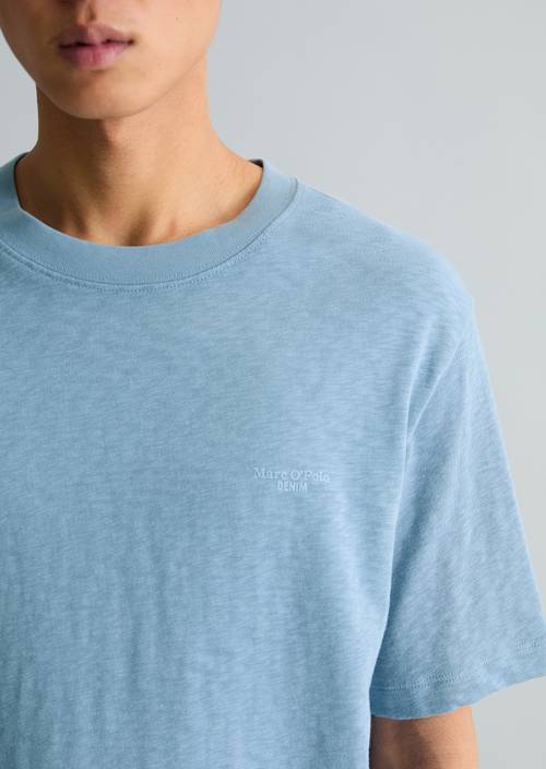 T-shirt regular Petrol Blue in detail view