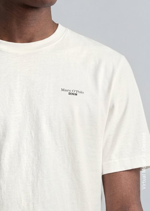 T-shirt regular — Silky White