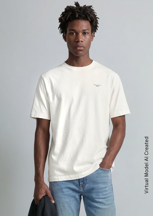 T-shirt regular — Silky White