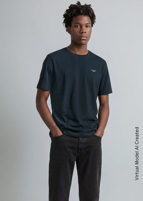 T-shirt regular — Navy Teal