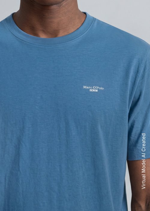 T-shirt regular — Glaucous Blue