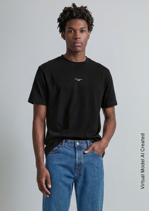 Relaxed T-shirt — Black