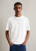 Relaxed T-shirt made from soft organic cotton - white