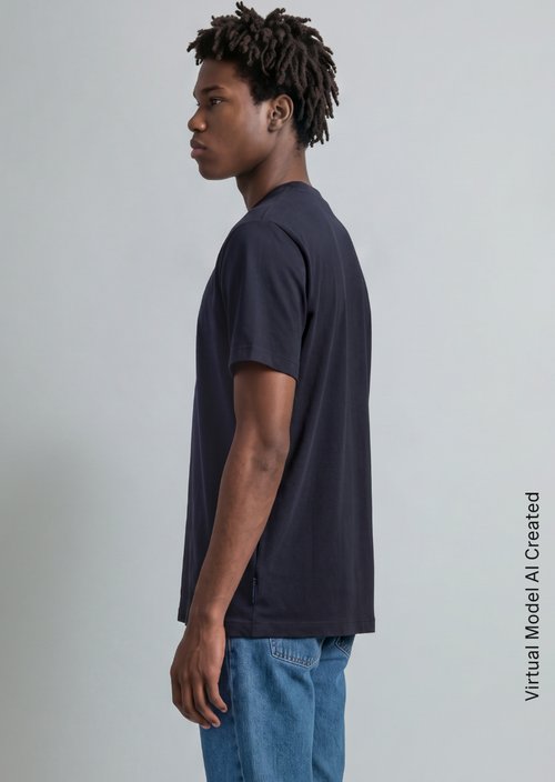 Relaxed T-shirt — True Navy