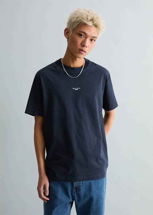T-shirt relaxed True Navy en vue de face