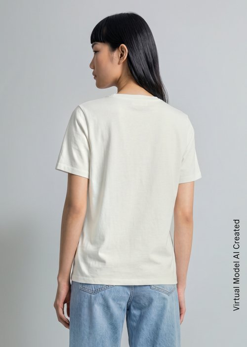 Regular T-shirt — Silky White