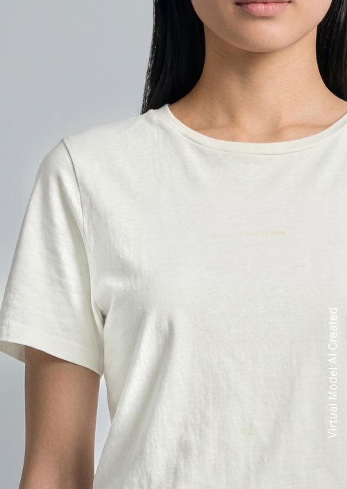 Regular T-shirt — Silky White