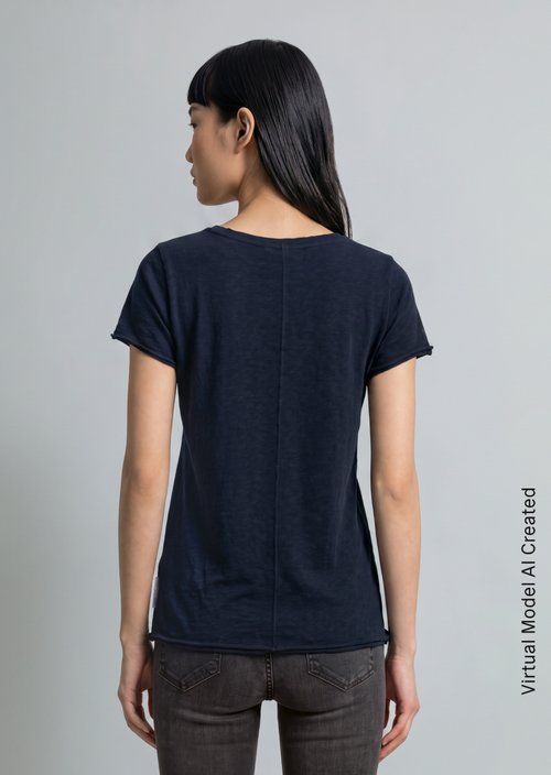 V-neck T-shirt, regular fit — Scandinavian Blue