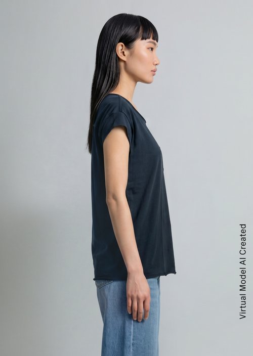 Relaxed T-shirt — Scandinavian Blue