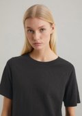 T-shirt sciolta in jersey fiammato in morbido cotone