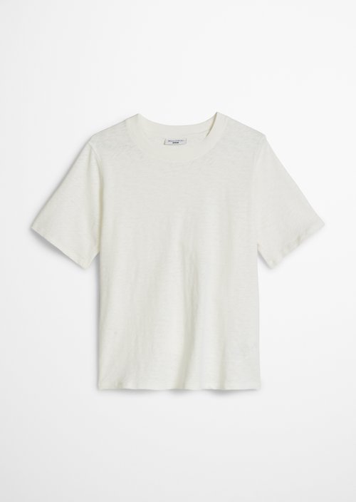 Loose slub jersey T-shirt — Silky White