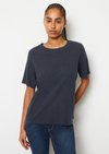 Marc O'Polo Slub-Jersey-T-Shirt loose, Women, navy petrol, XL, 100% Baumwolle