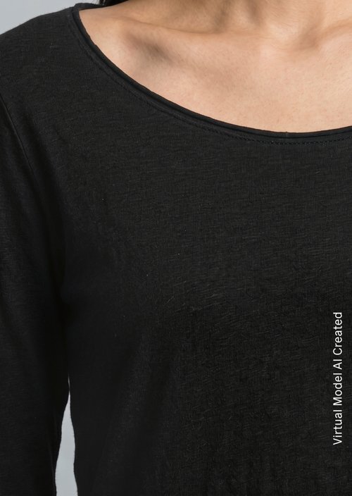 Longsleeve regular — Black