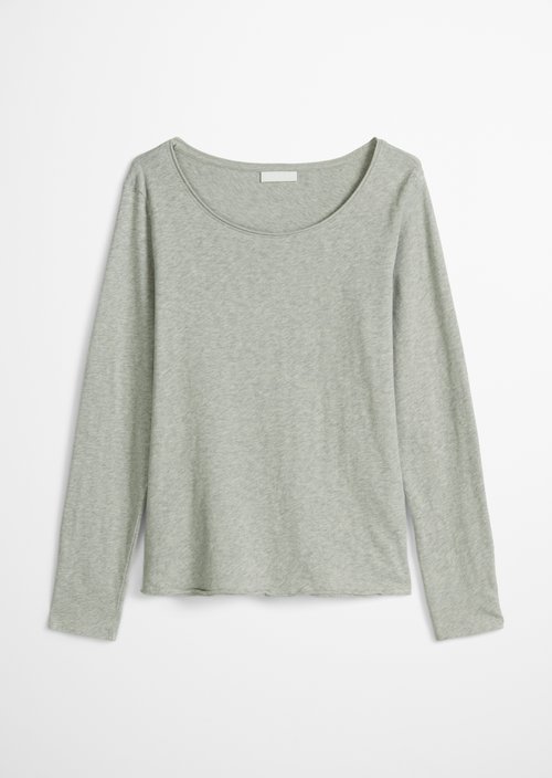 Longsleeve regular — Stone Melange