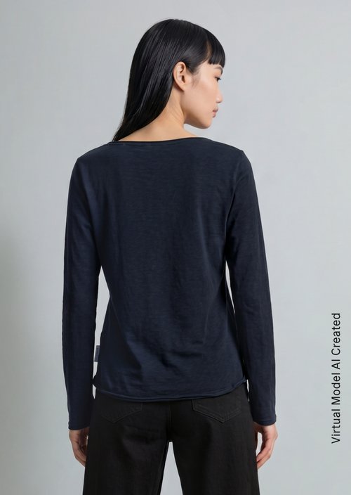 Longsleeve regular — Scandinavian Blue
