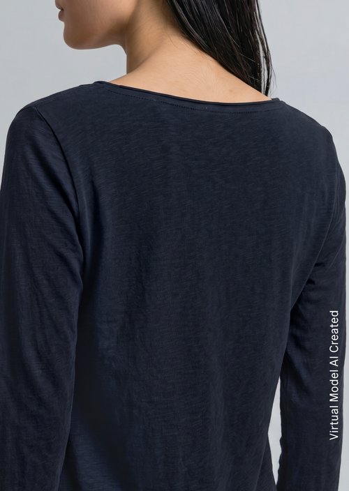 Longsleeve regular — Scandinavian Blue