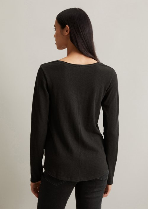 Longsleeve regular — Black