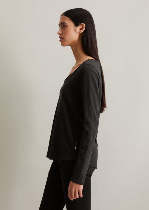 Longsleeve regular — Black