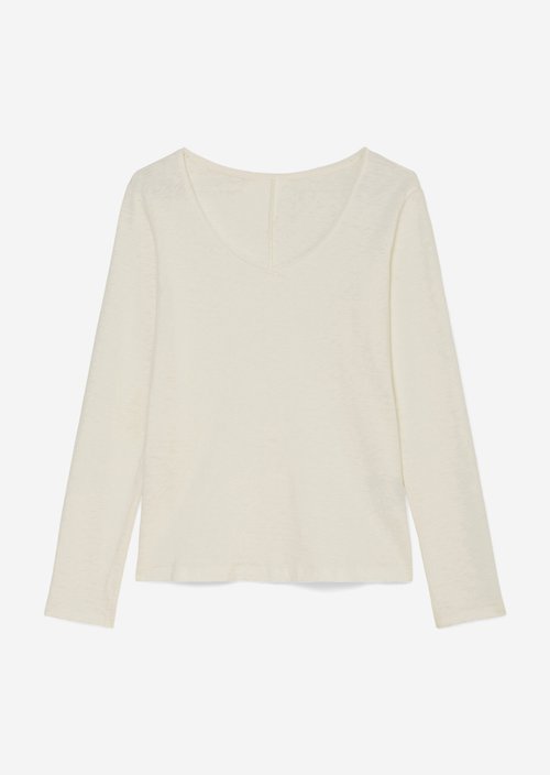Longsleeve regular — Silky White