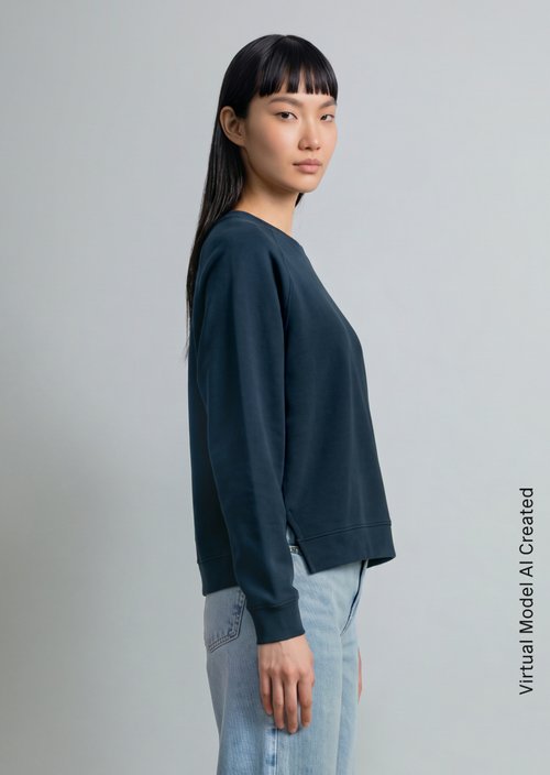 Sweatshirt — Navy Teal