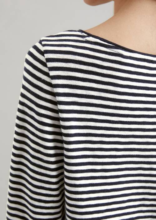 Long sleeve top Dark Blue in detail view