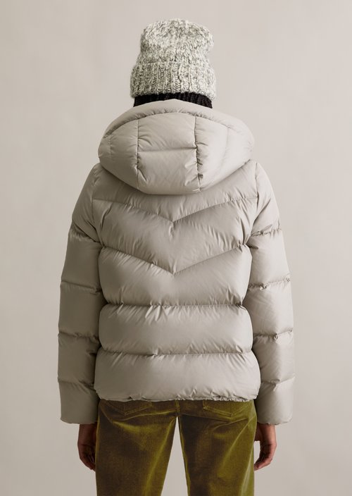 Regular down puffer jacket — Grey Eternity (alternate view)