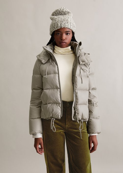 Regular down puffer jacket — Grey Eternity