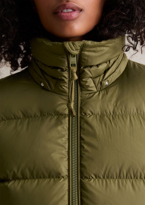 Regular down puffer jacket — Fir Green