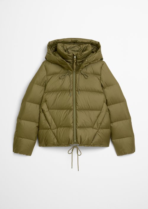 Regular down puffer jacket — Fir Green