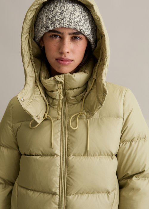 Regular down puffer jacket — Artichoke Leaf