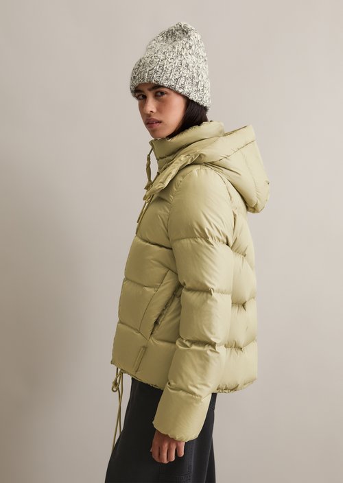 Regular down puffer jacket — Artichoke Leaf