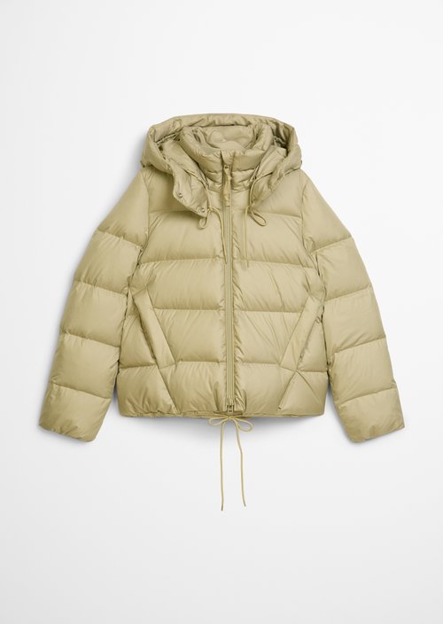 Regular down puffer jacket — Artichoke Leaf