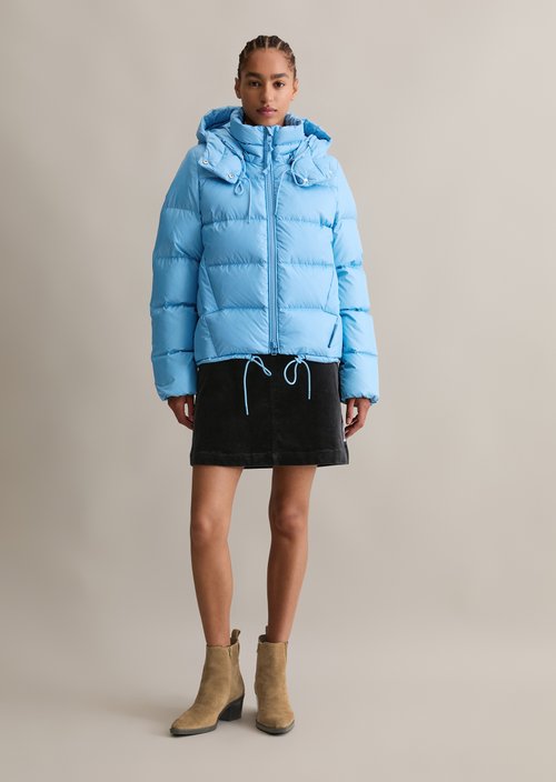 Regular down puffer jacket — Azure Sky
