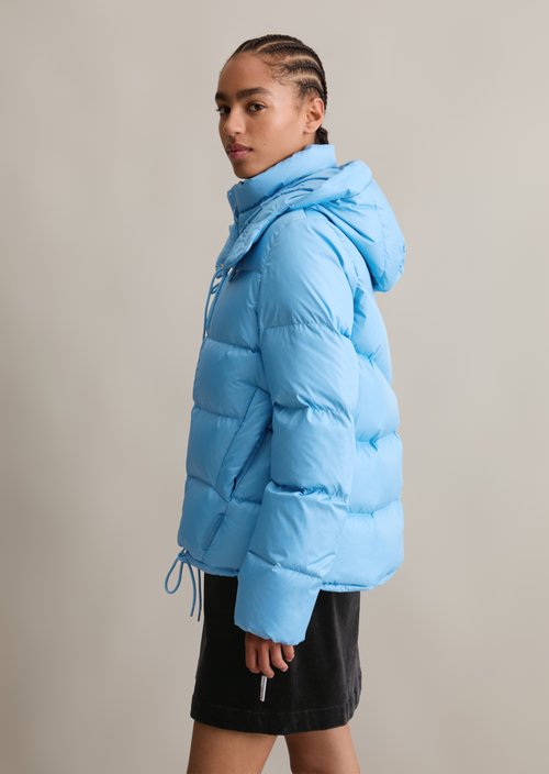 Regular down puffer jacket — Azure Sky