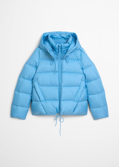 Regular down puffer jacket — Azure Sky