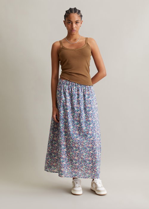 Flared skirt — Medium Blue