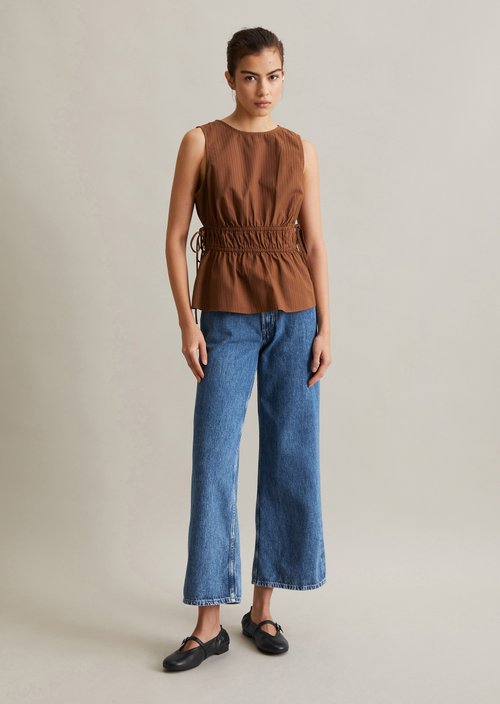 Blouse top shaped — Melted Chocolate