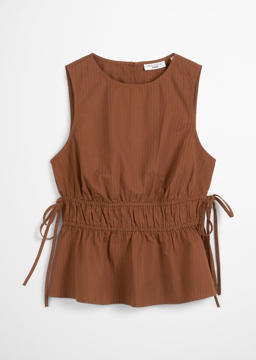 Blouse top shaped — Melted Chocolate