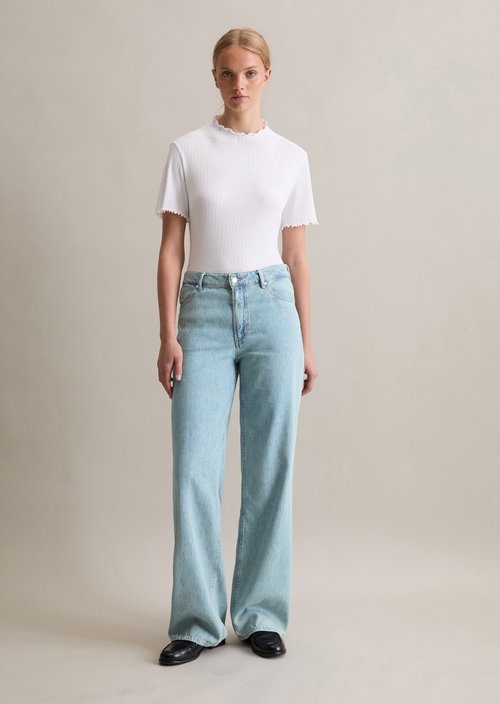 Jeans model Tomma wide — Aqua