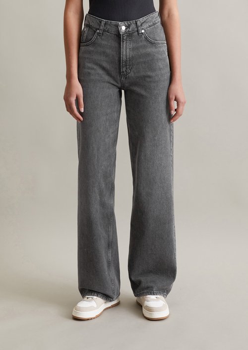 Jeans model Tomma wide — Dark Grey