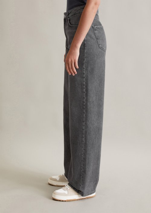 Jeans model Tomma wide — Dark Grey