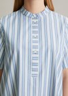 Striped shirt dress A-shape made from papertouch poplin Striped shirt dress A-shape made from papertouch poplin
