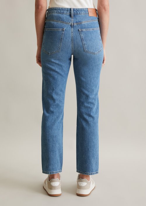 Jeans model Onna straight cropped — Light Blue